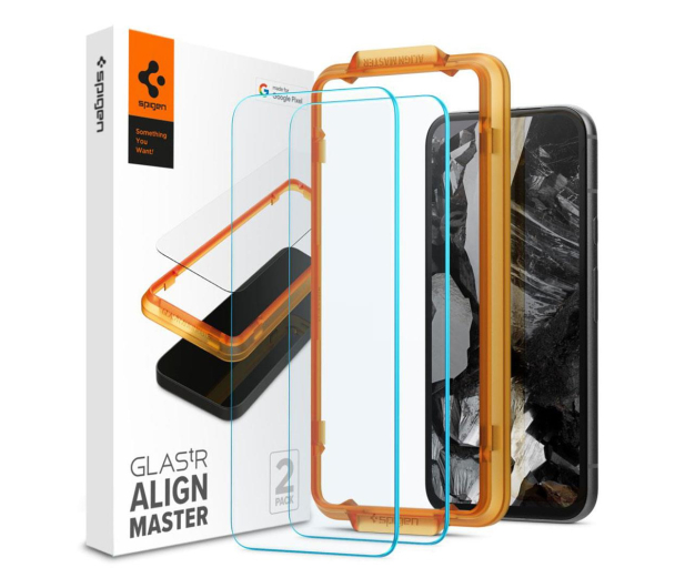 SPIGEN Alm Glas.Tr 2-Pack do Google Pixel 8a 5G Clear AGL07464 - 1274748 - zdjęcie
